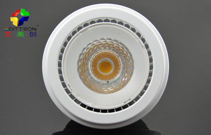 Anodizzata Slivery della PANNOCCHIA AR111 delle lampadine del punto della sala 12W 45° LED, GU53 luce del punto LED
